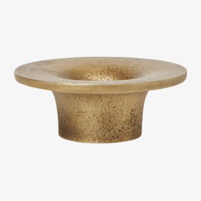Nordic Nest Ferm Living Soothe candle holder Ø8 cm Brass Finish