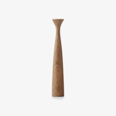 Nordic Nest Applicata Blossom Rose candle holder 29 cm Oiled oak