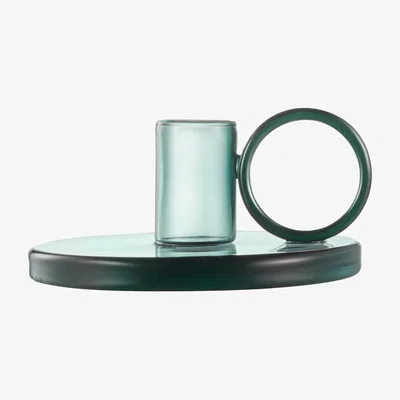 Nordic Nest Muurla Loop candle holder Ø11 cm Teal