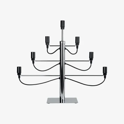 Nordic Nest Milano electric candle holder chrome