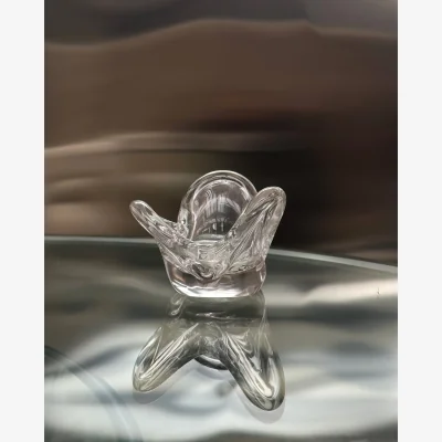 Nordic Nest Tinted Visser Candle holder Clear