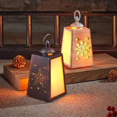 Downtown Smart Garden Flickering Festive Lantern