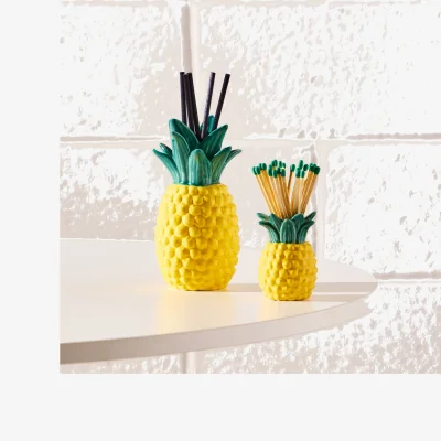 Oliver Bonas Ceramic Pineapple Match Holder