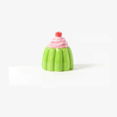 Oliver Bonas Jelly Green & Pink Ceramic Incense Holder