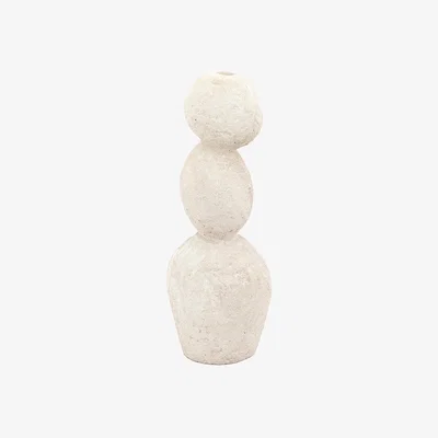 Perch and Parrow Cobble Candleholder, Large