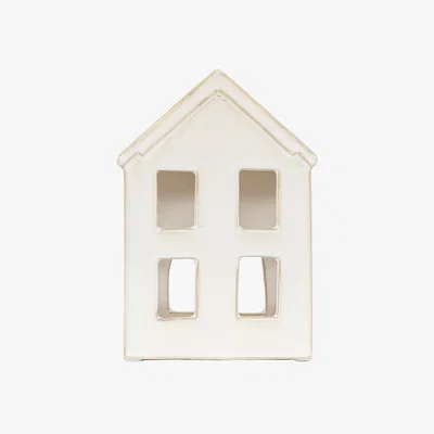 Perch and Parrow Winter Frost House Tealight Holder