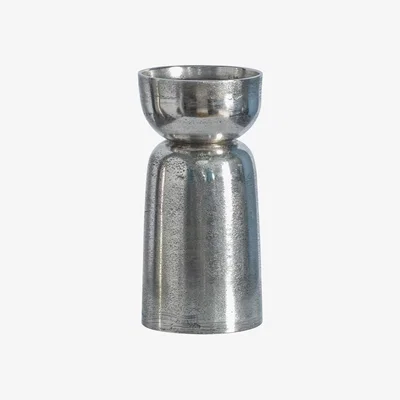 Pagazzi Ruban Antique Nickel Small Candle Holder