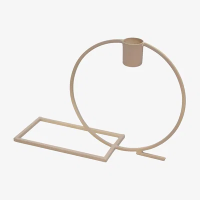 Pagazzi Numazu Beige Candle Holder