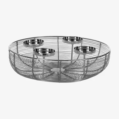 Pagazzi Hagony Silver Multi Candle Holder