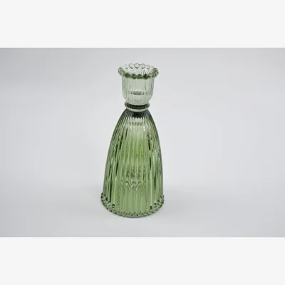 The Range Vintage Green Candle Holder Medium - Green