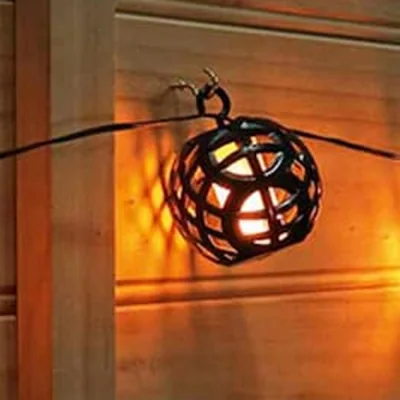 The Range Elan Solar Flame Lanterns (Set of 8) - Flame