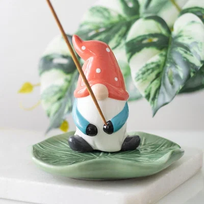 The Range Gonk Lily Pad Incense Stick Holder - Multicolour