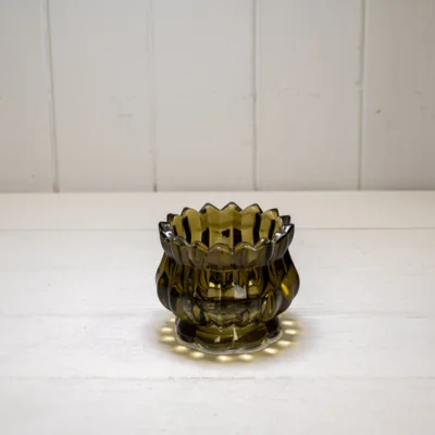 The Range Olive Green Decorative Tealight Holder - Olive