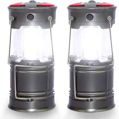The Range 6-in-1 Portable Camping Lantern - Silver