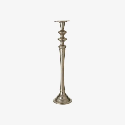 The Range Hampstead Aluminium Candle Holder - Silver