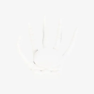 The Range Skeleton Hand Coaster And Candle Holder Set - White