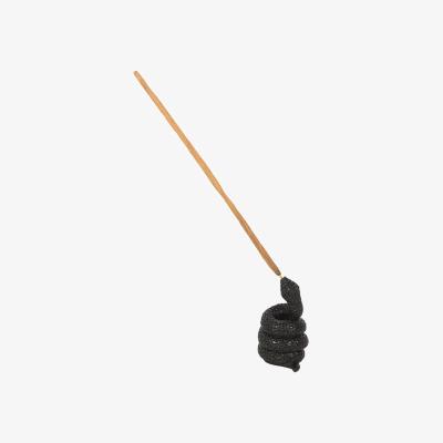 The Range Coiled Snake Incense Stick Holder - Black