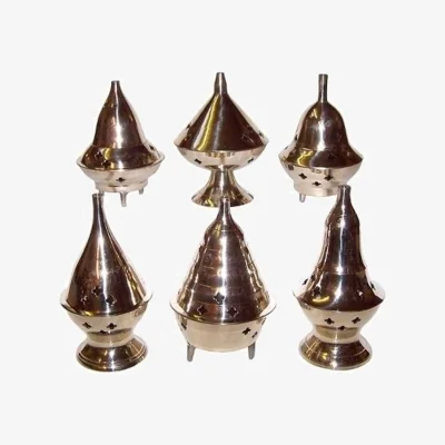 The Range Brass Incense Burner (assorted) - Silver