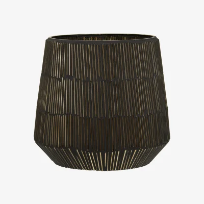 The Range Gaia Small Mosaic Glass Candle Holder - Gold