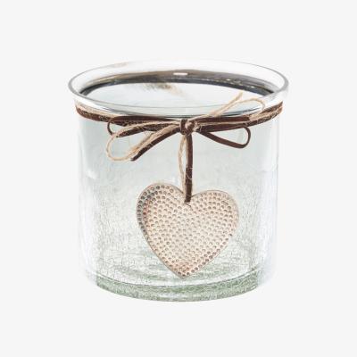 The Range Midnight Heart Candle Holder And Trinket Vessel - Silver