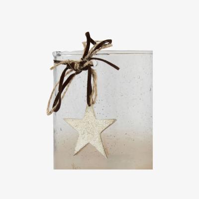The Range Enchanting Ombre Candle Holder With Star - Coffee