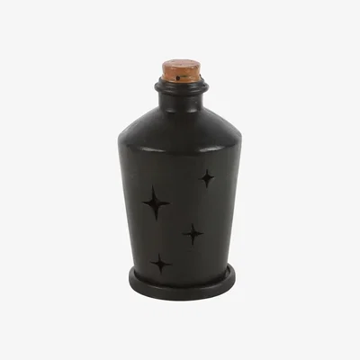 The Range Something Different Witches Brew Potion Bottle Incense Cone Holder - Black