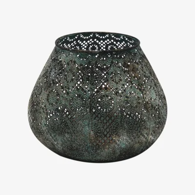 The Range Marrakech Candleholder Green Candle Holder - Green