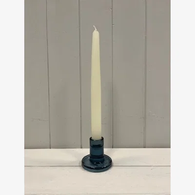 The Range Blue Smooth Small Candle Holder - Blue