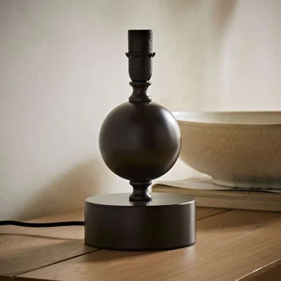 The Range Anthony Candlestick Table Lamp Base - Brown