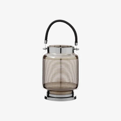 The Range Raya Small Nickel Stripe Lantern