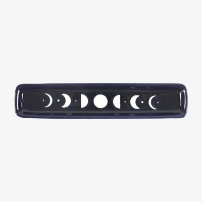 The Range Something Different Blue Moon Ceramic Rectangular Incense Holder - Blue