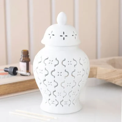 The Range Moroccan Lantern Cut Out Oil Burner and Wax Warmer