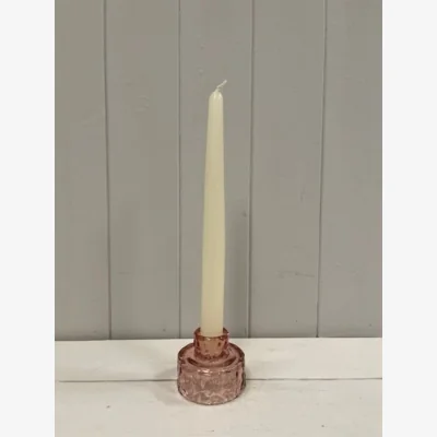 The Range Charming Rose Textured Candle Holder - Rose