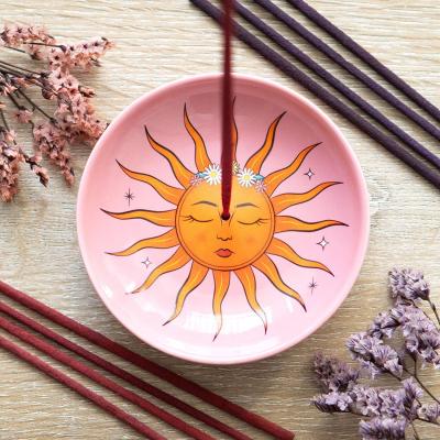 The Range Ceramic The Sun Celestial Incense Holder - Pink/Orange