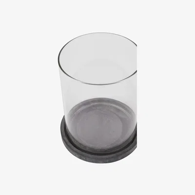 The Range Amalfi Large Hurricane Lantern - Grey