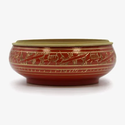 The Range Chakra Charcoal Incense Jar Sacral Maroon - Maroon