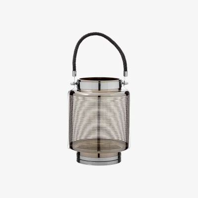 The Range Raya Large Nickel Stripe Lantern
