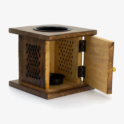 The Range Large Mango Box Burner Tree of life - Brown