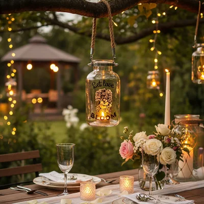 The Range Felicity Bloom Glass Lantern
