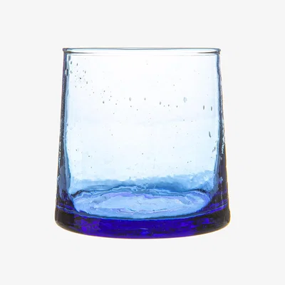 The Range Merzouga Recycled Glass Tealight Holder - Blue / 1