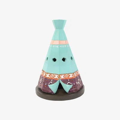 The Range Boho Teepee Incense Cone Holder - Turquoise