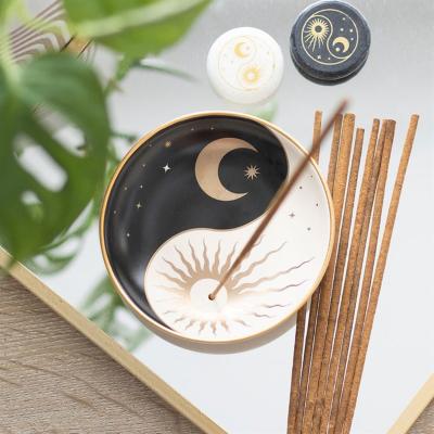 The Range Yin Yang Incense Stick Holder For Relaxation And Harmony - Brown