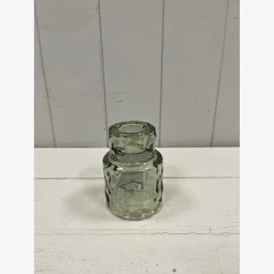 The Range Large Vintage Green Textured Candle Holder - Green