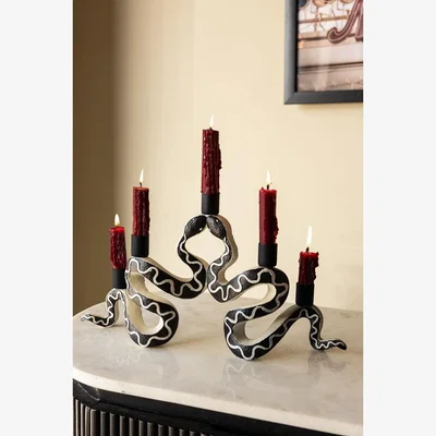 Rockett St George Gemini Snake Candelabra