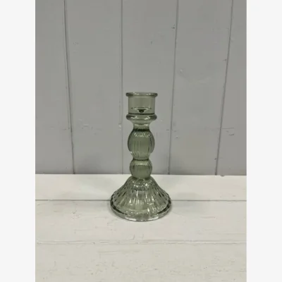 The Range Medium Vintage Green Decorative Candle Holder - Green