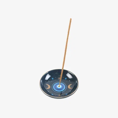 The Range All Seeing Eye Print Incense Holder - Blue