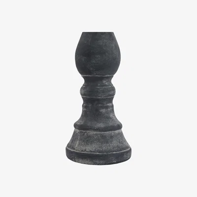 The Range Amalfi Large Column Candle Holder - Grey