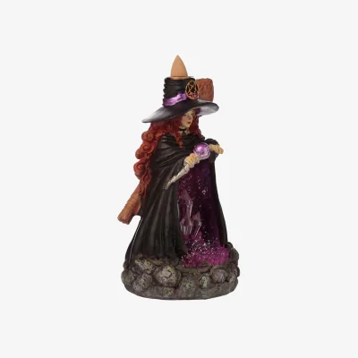The Range Witches Crystal Cave LED Backflow Incense Burner MultiColor - Multicolor
