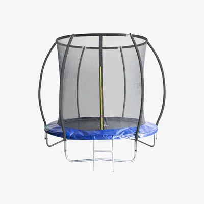 The Range Leapfrog 8ft Lantern Shaped Trampoline package - Blue