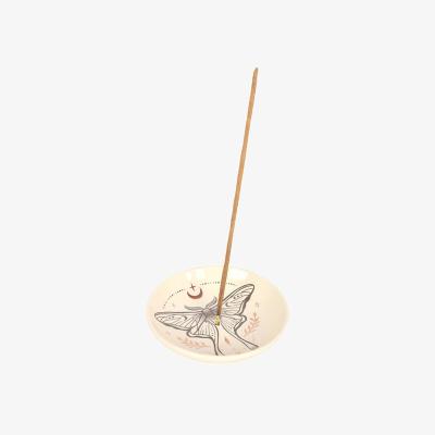 The Range Luna Moth Incense Holder For Sticks And Cones - White
